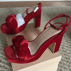 Loeffler Randall - Fae Scarlett Platform Heel size 8 - New in box never worn!